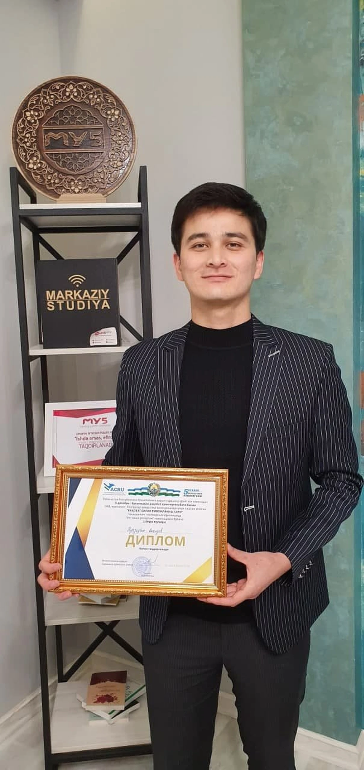 "Eng yaxshi reportaj" nominatsiyasi bo'yicha NURZODBEK VOHIDOV Respublikada 3-o'rinni egalladi!