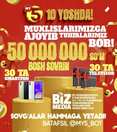 «Mening yurtim» telekanali 10 yilligi